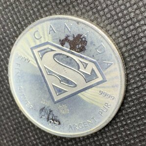 31.1 グラム 2016年 (新品) カナダ「 スーパーマン 」 純銀 1オンス 銀貨の画像3