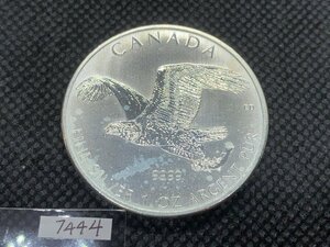 31.1 グラム 2014年 (新品) カナダ「ハクトウワシ・白頭鷲」純銀 1オンス 銀貨