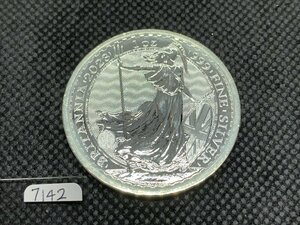 31.1グラム 2023年 (新品) イギリス「ブリタニア」純銀 1オンス 銀貨 (チャールズ3世)