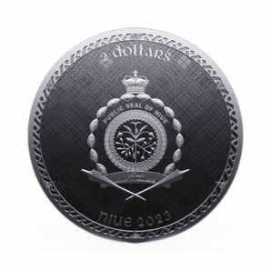 [保証書・カプセル付き] 2023年 (新品) ニウエ「スコットランドのユニコーン」純銀 1オンス 銀貨の画像2