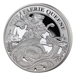 [ written guarantee * capsule with a self-starter ] 2024 year ( new goods ) cent he Rena [... woman .* red 10 character. knight . Dragon ] original silver 1 ounce proof silver coin 