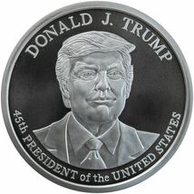 [保証書・カプセル付き] (新品) アメリカ「ドナルド・J・トランプ大統領」純銀 5オンス メダル_画像1