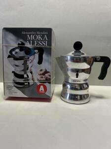 MOKA ALESSI Alessandro Mendini Espresso coffee maker 3 cups エスプレッソ　コーヒーメーカー　3 カップ用　