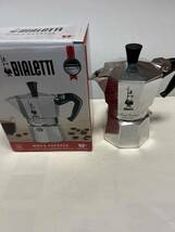 BIALETTI MOKA EXPRESS 2cups made in Italy ビアレツテイ　コーヒー　メーカー　2カップ用　良品_画像1