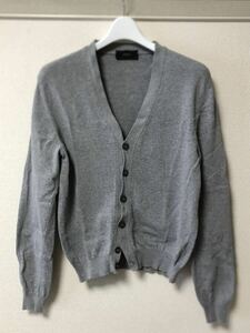 # The no-ne# dry cotton cardigan # size 44# light gray ZANONE