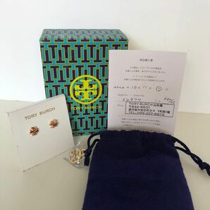 TORY BURCH ロゴ ピアス