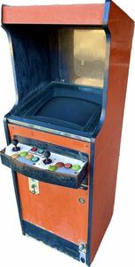 cheap sweets dagashi shop case 14 -inch up light 10 jpy game game case orange case arcade game Arcade Game Cabinet*