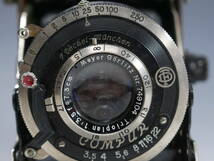 ◆ドイツ製【BALDA-SIX】蛇腹カメラ Mayer Gorlitz Trioplan 1:3.5 f=7.5cm 革ケース付属 バルダ_画像3