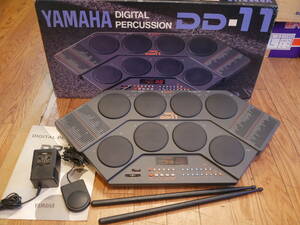 ◆YAMAHA【DD-11】DIGITAL PERCUSSION 電子ドラム 元箱・説明書・ACアダプター付属 ヤマハ