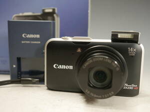 ◆Canon PowerShot【SX230 HS】コンパクトデジタルカメラ 1210万画素 光学14倍 共箱 充電器付属 キヤノン