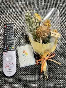 * new goods dry flower S size yellow color series . sun cue card set 