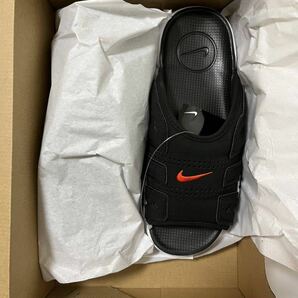 送料無料 27.0cm Nike Air More Uptempo Slide Black Clear White ナイキ エアモアアップテンポ スライド ブラック クリア ホワイト US9の画像6