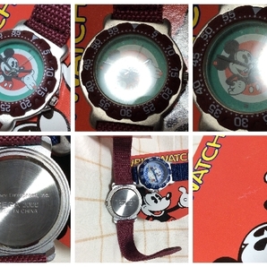 送料300円～ ※ジャンク扱い 動作不明 2000 SEGA ２個セット ミッキー ミニー 腕時計 ディズニー 腕時計 Disney 時計の画像2