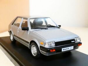 国産名車コレクション 1/43 マツダ 323 ファミリア 1983 シルバー アシェット 旧車 クラシックカー ミニカー ＴＡ