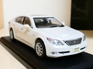 国産名車コレクション 1/43 トヨタ レクサス LS 460L 2008 白 アシェット 旧車 クラシックカー ミニカー ＴＡ