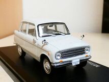 国産名車コレクション 1/43 三菱 ミニカ 1962 白 アシェット 旧車 クラシックカー ミニカー ＴＡ_画像1