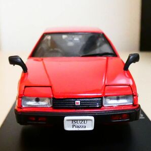 国産名車コレクション 1/43 いすゞ ピアッツァ 1981 赤 アシェット 旧車 クラシックカー ミニカー ＴBの画像3