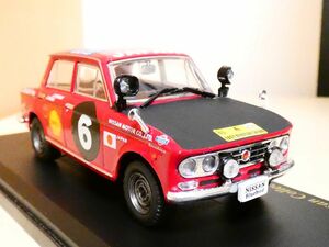 国産名車コレクション 1/43 日産 ブルーバード 東アフリカ サファリラリー アシェット 旧車 クラシックカー ミニカー ＴC