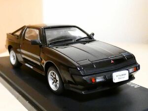 国産名車コレクション 1/43 三菱 スタリオン 2600 GSR VR 1988 黒 アシェット 旧車 クラシックカー ミニカー ＴC