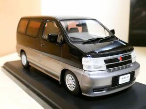 国産名車コレクション 1/43 日産 エルグランド 1997 黒 アシェット 旧車 クラシックカー ミニカー ＴC