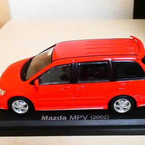 国産名車コレクション 1/43 マツダ MPV 2002 赤 アシェット 旧車 クラシックカー ミニカー ＴCの画像5