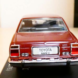 国産名車コレクション 1/43 トヨタ コロナ マークⅡ 1976 ④ アシェット 旧車 クラシックカー ミニカー ＴCの画像4