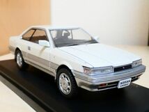 国産 名車コレクション 1/43 日産 レパード F31 1989 白 アシェット 旧車 クラシックカー ミニカー ＴD_画像1