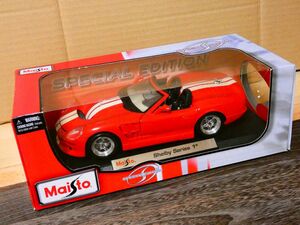 マイスト Maisto 1/18 shelby series 1 コブラ 赤 アメ車 ミニカー クラシックカー