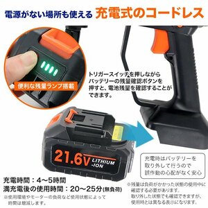 訳ありB級品◆マキタ互換　コードレス高圧洗浄機 洗車 充電式 ポータブルハイパワー コードレス高圧洗浄機 ###訳小アラタツラ###