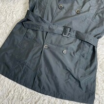 ◆極美品◆希少2XL アルマーニコレッツォーニ ARMANI COLLEZIONI トレンチコート ロングコート 撥水加工 グリーン 緑 ビジネス メンズ 52_画像5