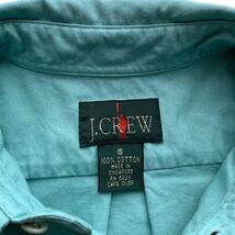 90's J.CREW オックスフォード ボタンダウンシャツ ティファニーブルー ポロカラー ビンテージ オールド ジェイクルー old gap_画像5