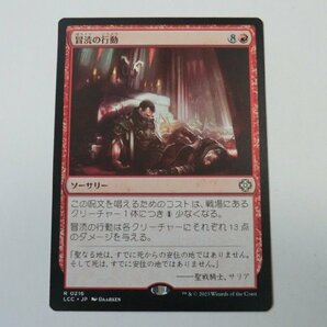 MTG 美品 【冒涜の行動】 （レア） イクサラン：失われし洞窟 LCC 日 3枚迄の画像1