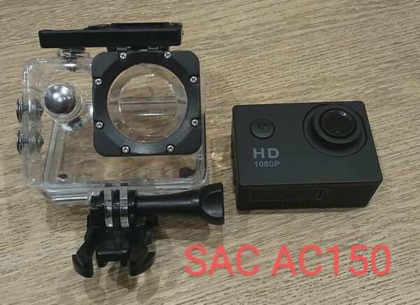 SAC AC150 アクションカメラ　水中アダプター付き