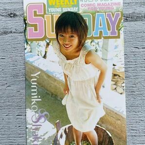 釈由美子 テレカ テレフォンカード 週刊ヤングサンデー の画像1