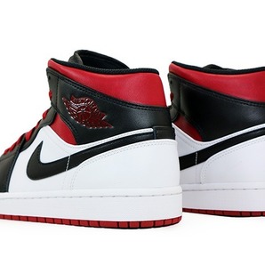 新品 31㎝ ナイキ エア ジョーダン NIKE AIR JORDAN 1 MID AJ1 ジムレッド 赤 白 黒 ブルズ レッド 未使用 正規品 本物 DQ8426-106の画像8