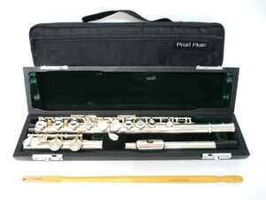 【3-130】 パール フルート PF-665 シルバー刻印あり Pearl Flute 