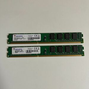 送料無料　ADATA DDR3-1600 4GB×2枚　計8GB AD3X1600W4G11-BMIP