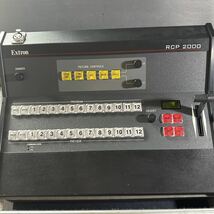 「D741」動作品Extron RCP-2000リモートコントローラー Duplexラックケース付き_画像2
