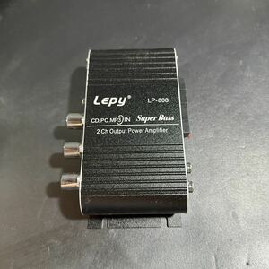 「24_KN1」Lepy 　アンプ　　LP-808　ACアダプター無し　本体のみ　　^A1_2