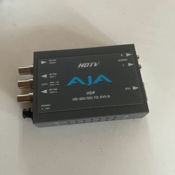 「S224」AJA Video Systems/エージェーエー　HD-SDI / SDI → DVI-D オーディオコンバーター　HDP 電源コード無し　動作未確認