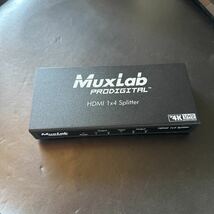 「20_KN1」MuxLab HDMI 1X4 Splitter 現状出品　電源アダプター無し　本体のみ　^A3_1_画像1