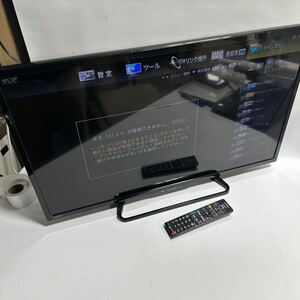 「2FD」送料無料　SHARP AQUOS 液晶カラーテレビ LC-32E40 B-CASカード、リモコン付　動作品　2017年製 