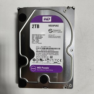 「32」WD Purple WD20PURZ 2TB　SATA 3.5インチ/HDD（使用14284）