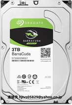 新品 Seagate BarraCuda ST3000DM007 3.5インチ 3TB 内蔵ハードディスク HDD 2年保証 6Gb/s 256MB 5400rpm_画像1