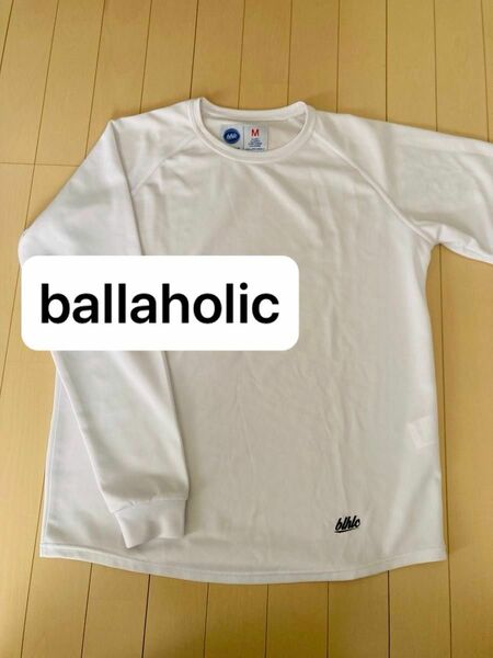 ballaholic blhlc LongTee　白/黒　ボーラーホリック　ロンT バスケ　Tシャツ