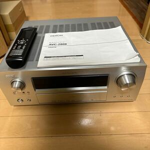 DENON デノン AVアンプ AVサラウンドアンプ AVC-2808 ジャンク品として出品　ワイヤーワールドHDMIケーブル付き　クローマ5 5mと2m