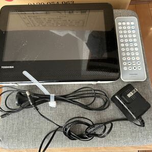 東芝 REGZA 防水 ポータブルテレビ SD-P100WP TOSHIBA レグザ ホワイト の画像1