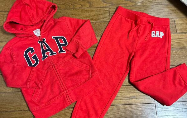 GAP キッズ セットアップ パーカー ズボン 子供 ジャージ 裏起毛 パーカーとパンツセット