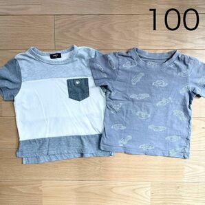 半袖Tシャツ 2枚セット 100cm