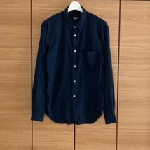 COMME des GARCONS HOMME DEUX 22SS ポリ縮絨シャツ S コムデギャルソン オム ドゥ 山口一郎 YI CDG PLUS SHIRT BLACK JUNYA WATANABE MAN _画像2